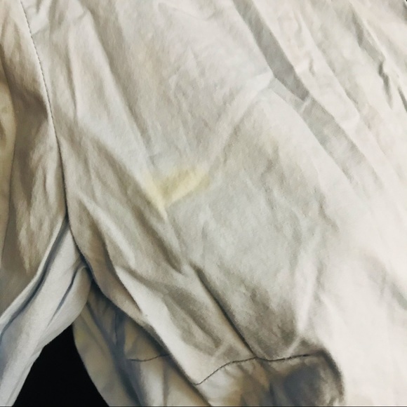 5/$25 Mossimo Stretch Blue Wrap Blouse Sz Small - Picture 6 of 7